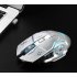Warwolf Q8 Wireless Mouse Optical Mouse Gaming Silent USB Rechargeable 1600dpi for PC Laptop Computer Silver