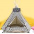 Washable Folding Pet Nest Removable Canvas Sleeping Tent for Dogs Cats