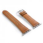 Watch Band 38 40 mm 42 44mm Pull up Leather Watch Band Replacement Compatible with Apple Watch Series 4 Series 3 Series 2 Series 1  Light Brown 38 40MM