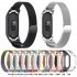 Watch Band Screwless Wristband Bracelet Replacement Straps Adjustable Length Compatible For Xiaomi Mi Band 7 7nfc silver