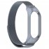 Watch Band Screwless Wristband Bracelet Replacement Straps Adjustable Length Compatible For Xiaomi Mi Band 7 7nfc champagne color