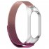 Watch Band Screwless Wristband Bracelet Replacement Straps Adjustable Length Compatible For Xiaomi Mi Band 7 7nfc champagne color