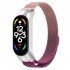 Watch Band Screwless Wristband Bracelet Replacement Straps Adjustable Length Compatible For Xiaomi Mi Band 7 7nfc green   purple