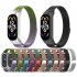 Watch Band Screwless Wristband Bracelet Replacement Straps Adjustable Length Compatible For Xiaomi Mi Band 7 7nfc Blue green   orange