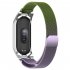 Watch Band Screwless Wristband Bracelet Replacement Straps Adjustable Length Compatible For Xiaomi Mi Band 7 7nfc Blue green   orange