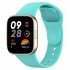 Watch Band Silicone Strap Adjustable Replacement Belt Bracelet Wristband Compatible For Redmi Watch3 Pine Needle Green