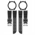 Watch Band With Scale Shell Compatible For Samsung Galaxy Watch5   Watch5 Pro   Watch4   Watch4 Classic 40mm   44mm black 40MM