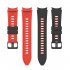 Watch Band Wristband Compatible For Samsung Galaxy Watch5 Watch4 Classic Dual color Sports Silicone Strap white and black