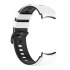 Watch Band Wristband Compatible For Samsung Galaxy Watch5 Watch4 Classic Dual color Sports Silicone Strap white and black
