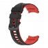 Watch Band Wristband Compatible For Samsung Galaxy Watch5 Watch4 Classic Dual color Sports Silicone Strap white and black