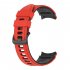 Watch Band Wristband Compatible For Samsung Galaxy Watch5 Watch4 Classic Dual color Sports Silicone Strap white and black
