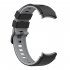 Watch Band Wristband Compatible For Samsung Galaxy Watch5 Watch4 Classic Dual color Sports Silicone Strap white and black