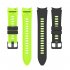 Watch Band Wristband Compatible For Samsung Galaxy Watch5 Watch4 Classic Dual color Sports Silicone Strap white and black