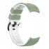 Watch Band Wristband Compatible For Samsung Galaxy Watch5 Watch4 Classic Dual color Sports Silicone Strap white and black
