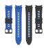 Watch Band Wristband Compatible For Samsung Galaxy Watch5 Watch4 Classic Dual color Sports Silicone Strap white and black