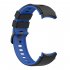 Watch Band Wristband Compatible For Samsung Galaxy Watch5 Watch4 Classic Dual color Sports Silicone Strap white and black