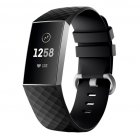 Watch Bands Compatible with Fitbit Charge 3  Fitbit Charge 4 Waterproof Replacement Watch Strap Wristband black L 