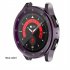 Watch Case Lightweight Protector Cover Compatible For Samsung Watch5 Pro 45mm Bumper Shell With Scale black