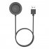 Watch Charger Charging Cable Portable Wireless Charging Dock Replacement Compatible For Smart Watch H6 black