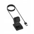 Watch Charger Magnetic Fast Charging Stand Dock Station Compatible For Fitbit Versa4 versa3 sense sense2 black