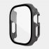 Watch Cover Scratch Proof Protective Case Hollow Frame Screen Protector Compatible For Iwatch Ultra 49mm black