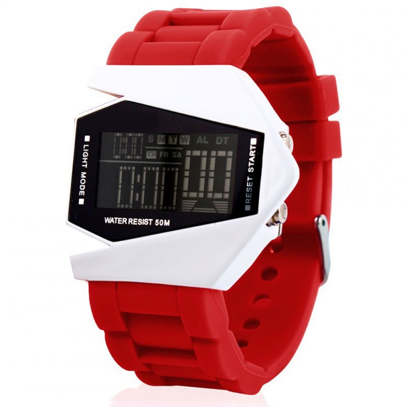 Watch Luxury Digital LED Date Sport Outdoor Electronic Watch For Party Gift Cute Electronic Fashion Wrist Watch Waterproof red