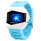 Watch Luxury Digital LED Date Sport Outdoor Electronic Watch For Party Gift Cute Electronic Fashion Wrist Watch Waterproof lake blue