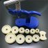 Watch Repair Tool Kit Wrench Screw Case Remover Tool With Compression Springs Slip resistant Aluminum Alloy Watch Back Pressing Tool Set For Watch Repair Blue w