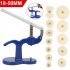 Watch Repair Tool Kit Wrench Screw Case Remover Tool With Compression Springs Slip resistant Aluminum Alloy Watch Back Pressing Tool Set For Watch Repair Blue w
