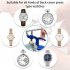 Watch Repair Tool Kit Wrench Screw Case Remover Tool With Compression Springs Slip resistant Aluminum Alloy Watch Back Pressing Tool Set For Watch Repair Blue w
