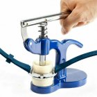 Watch Repair Tool Kit Wrench Screw Case Remover Tool With Compression Springs Slip-resistant Aluminum Alloy Watch Back Pressing Tool Set For Watch Repair Blue watch capper