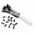 Watch Repair Tool Kit Adjustable Screw On Pin Watch Opener Wrench Caseback Remover  Large Wrench   Bits 