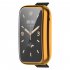 Watch Screen Protector All inclusive Protective Cover Case Accessories Compatible For Xiaomi Band 7 Pro Electroplating pink