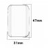 Watch Screen Protector All inclusive Protective Cover Case Accessories Compatible For Xiaomi Band 7 Pro Electroplating pink
