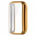 Watch Screen Protector All inclusive Protective Cover Case Accessories Compatible For Xiaomi Band 7 Pro Electroplating pink