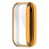 Watch Screen Protector All inclusive Protective Cover Case Accessories Compatible For Xiaomi Band 7 Pro Electroplating pink