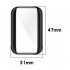 Watch Screen Protector All inclusive Protective Cover Case Accessories Compatible For Xiaomi Band 7 Pro Electroplating pink