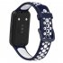 Watch Strap Compatible For Huawei Band 7 Replacement Two color Bracelet Wristband Breathable Contrast Color Watchband black grey