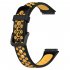 Watch Strap Compatible For Huawei Band 7 Replacement Two color Bracelet Wristband Breathable Contrast Color Watchband black grey
