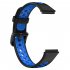 Watch Strap Compatible For Huawei Band 7 Replacement Two color Bracelet Wristband Breathable Contrast Color Watchband black grey