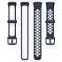 Watch Strap Compatible For Huawei Band 7 Replacement Two color Bracelet Wristband Breathable Contrast Color Watchband black grey