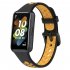Watch Strap Compatible For Huawei Band 7 Replacement Two color Bracelet Wristband Breathable Contrast Color Watchband black grey