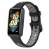 Watch Strap Compatible For Huawei Band 7 Replacement Two color Bracelet Wristband Breathable Contrast Color Watchband black grey