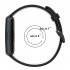 Watch Strap Compatible For Huawei Band 7 Replacement Two color Bracelet Wristband Breathable Contrast Color Watchband black grey