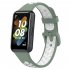 Watch Strap Compatible For Huawei Band 7 Replacement Two color Bracelet Wristband Breathable Contrast Color Watchband black grey