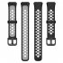 Watch Strap Compatible For Huawei Band 7 Replacement Two color Bracelet Wristband Breathable Contrast Color Watchband black grey