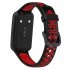 Watch Strap Compatible For Huawei Band 7 Replacement Two color Bracelet Wristband Breathable Contrast Color Watchband black grey