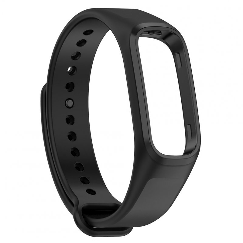 Watch Strap Fashionable Soft Wristband Adjustable Replacement Watchband Compatible For Oppo Band Bracelet Accessories black