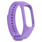 Watch Strap Fashionable Soft Wristband Adjustable Replacement Watchband Compatible For Oppo Band Bracelet Accessories lilac purple