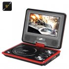 Watch movies  listen to music and radio  view pictures and more on the portable 9 inch DVD player with a 270 degree swivel screen 